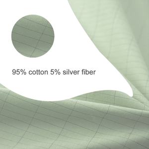 Charge Balance Function Grounding <b>Sheets</b> 95% Organic Cotton 5% Silver Fiber Earth-Connected Hotel 200TC <b>Thread</b> <b>Count</b> - Product Image 5
