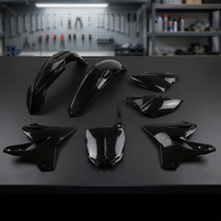 Kit plastique noir pour accessoires de moto Yamaha YZ 125 2015-2021