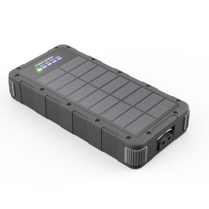 Batterie externe étanche IP67 durable 30000mAh, avec lampe torche LED intégrée, alimentation solaire 22.5W, double ports de sortie USB-A+C SP6730 - Product Image 1