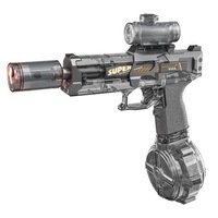 Pistola de Agua Automática al por Mayor, Pistola de Agua Eléctrica con Luces, Pistola de Agua de Alta Potencia para Niños y Adultos