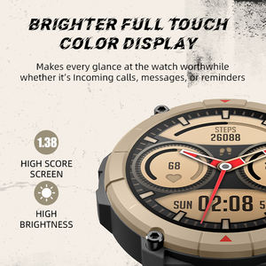 Novo GPS ao ar livre 1.38 "Moda Relógio Inteligente para Homem Fabricante 2ATM À Prova D 'Água Alexa Voz Atividade Fitness Rastreador Multi-esporte - Product Image 2