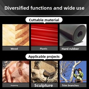 Disco de sierra de cadena de acero de 1/4" x 4" de grado industrial de alta calidad para tallado de madera, venta al por mayor de fábrica - Product Image 6