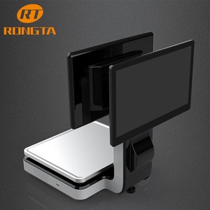 Balance d'impression de pesage en acier D2-AI Aurora d'une capacité de 30kg avec caméra AI Affichage de reçus OEM de supermarché Support ODM personnalisable - Product Image 4