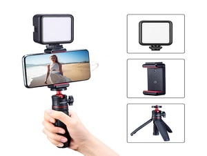 Mini Tripod Multifunctional Ulanzi Mt-08 Dslr Slr Phone <span class=keywords><strong>Vlog</strong></span> Tripod Cold Shoe Mobile Phone Mount Holder Vlogging - Product Image 3