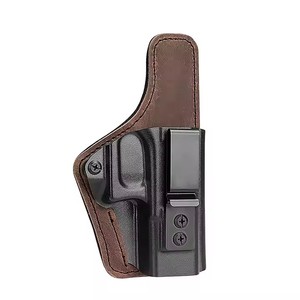 ซองพกพาแบบซ่อน IWB <span class=keywords><strong>Kydex</strong></span> สำหรับมือขวา ทำจากนีโอพรีนผสมหนัง ใช้ได้กับปืน G19/19x 44/45 23/32 - Product Image 1