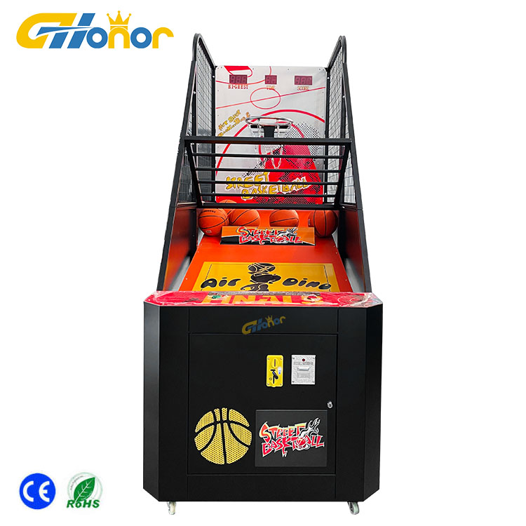 Coin Operated Ball Game Machine Basketball Shooting Return Machine Basketball Arcade Game Machine