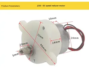 Moteur silencieux à réduction 300 DC12V 7,5 tr/min 6V 5 tr/min, moteur à vitesse lente pour éclairage de scène et ciel étoilé, marque étrangère, autre - Product Image 2