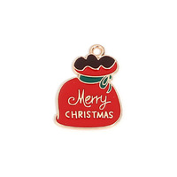 Pendentifs et breloques de bijoux fantaisie, Chucky, dessin animé, mignon, guirlande, flocon de neige, luxe, émail, pendentifs de Noël DIY pour la fabrication de bijoux