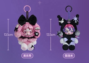 โมเดลของเล่นแอคชั่นทำจากไวนิลสำหรับสะสมตุ๊กตา Skullpanda x Kuromi - Product Image 4