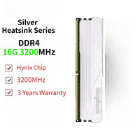 Mémoire RAM DDR4 pour ordinateur de bureau 16 Go 3200 MHz UDIMM NonECC avec dissipateur thermique haute vitesse pour Intel/AMD en stock