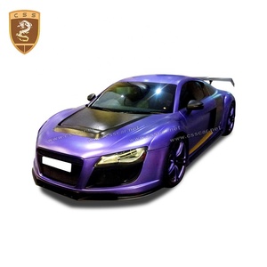 Kit carrosserie en fibre <span class=keywords><strong>de</strong></span> carbone <span class=keywords><strong>de</strong></span> style PPI pour <span class=keywords><strong>Audi</strong></span> <span class=keywords><strong>R8</strong></span> 2008-2015 jupes latérales <span class=keywords><strong>de</strong></span> pare-chocs avant capot moteur diffuseur arrière kit carrosserie <span class=keywords><strong>de</strong></span> lèvre - Product Image 2