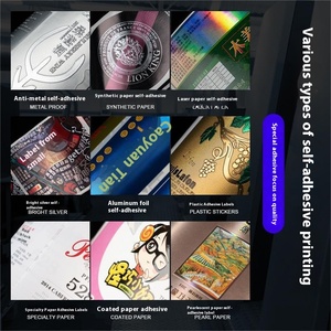 Tùy chỉnh in không thấm nước trong suốt PVC tráng giấy UV Bronzing Logo CuộN dính Nhãn dán nhãn cho quà tặng thủ công - Product Image 4