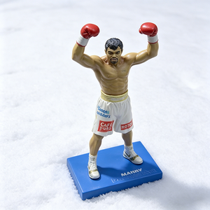 Figura deportiva de poliresina muscle man, campeón de boxeo - Product Image 4