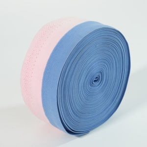 Bandeau de maternité respirant et élastique à motif chevrons |   Ceinture de surveillance fœtale rose et bleu pâle pour la <span class=keywords><strong>grossesse</strong></span>, textile de maison - Product Image 1