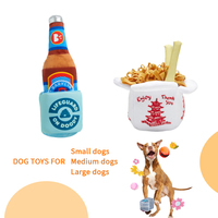 Jouet pour chien en peluche durable de vente chaude sous la forme d'un gros jouet interactif de dents de meulage d'animal de compagnie de hamburger de hot-dog