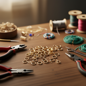 Anelli aperti Ilan da 5 mm color oro, 300 pezzi per la creazione di gioielli - Product Image 2