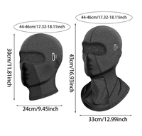 Masque de casque de sport pour cyclisme, moto, ski, extérieur, coupe-vent, doux pour la peau, haute isolation thermique