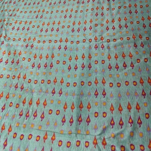 High Quality Woven Abstract Printed Chanderi <b>Silk</b> <b>Fabric</b> Multicolor Lightweight Premium Breathable Quick-Dry Home Textile - Product Image 6