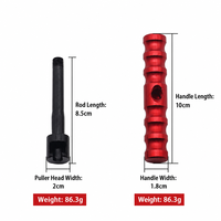 Kit d'outils de réparation de bosses sans peinture PDR, marteau coulissant en T, extracteur de bosses de carrosserie avec languettes adhésives pour l'entretien automobile