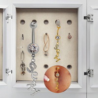 Xinfocus Sexy nombril anneau 14G acier inoxydable nombril Piercing bijoux plaqué or mode Piercing pour femmes hommes