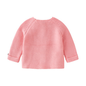 Peuter Meisjes Gebreide Vest Lange Mouwen Ronde Hals Trui Jas Kinderen Trui - Product Image 5