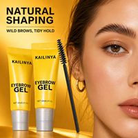 Gel Sourcils Transparent Personnalisé OEM ODM avec Logo, Mascara Sourcils Naturel, Fixateur de Sourcils Longue Durée, Vente en Gros, Fournisseur en Vrac, Cosmétique Marque Privée