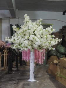 Nhỏ 1.8m trắng hoa anh đào cây nhân tạo trong nhà trang trí đám cưới hoa lụa cho các dịp tiệc - Product Image 3