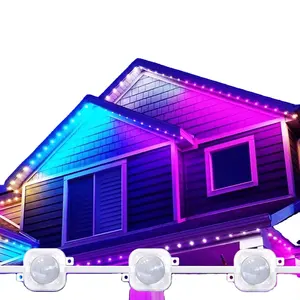 IC RGB โคมไฟพิกเซล LED 0.3 W พิกเซล LED จุด IP68 1 ชิ้น SMD5050 พร้อมฝาครอบโดม