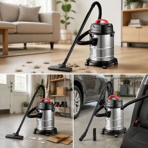 Aspirateur électrique 18L pour intérieur, sec et humide, portatif, à batterie, pour lavage de voiture, couture et travaux décoratifs - Product Image 3