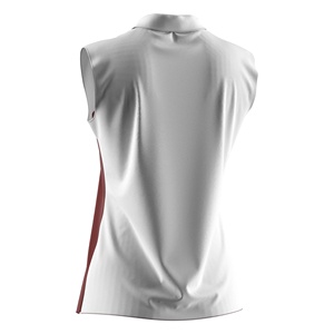 <span class=keywords><strong>Polo</strong></span> <span class=keywords><strong>sans</strong></span> manches pour femmes avec col bleu marine, respirant et séchage rapide, tenue décontractée quotidienne pour la pratique du tennis - Product Image 6