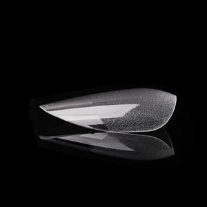 Caja con 180 Puntas de Uñas de Cobertura Completa PMMA, Almendra Mediana, Transparentes Semimate de Gel Suave, Venta al por Mayor, 15 Tamaños - Product Image 3