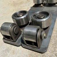 Roues de guidage pour plateforme élévatrice de fret 1M 3T, accessoires de poulie, rails en acier profilé H, I, et en U, 0.5M 0.75M