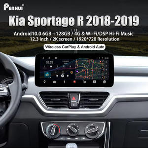 Penhui Hi-Fi 12,3 pulgadas <span class=keywords><strong>DVD</strong></span> de coche para Kia Sportage <span class=keywords><strong>R</strong></span> 2018-2019 DSP reproductor Multimedia Android 10,0 CarPlay 2 Din - Product Image 2