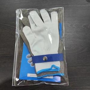 Gants d'abattage de <span class=keywords><strong>cuisine</strong></span> tricotés en acier <span class=keywords><strong>anti</strong></span>-<span class=keywords><strong>coupure</strong></span> de niveau 9 haute performance - Product Image 5