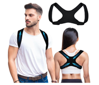 Correcteur de posture réglable et respirant pour le haut du dos et les épaules, idéal pour hommes et femmes, pour le bureau et l'usage quotidien