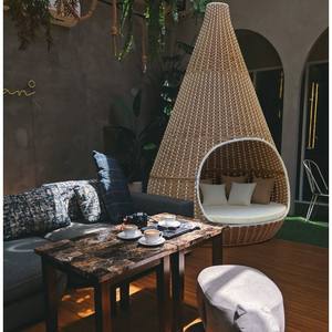 कस्टमाइज्ड रोंगयुएक्सुआन आधुनिक पे रतन आउटडोर फर्नीचर कुशन हजार लटकाए होटल विला के लिए हैममॉक बिस्तर - Product Image 2