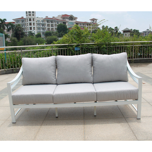 Giardino <span class=keywords><strong>esterno</strong></span> Hotel mobili ristorante metallo alluminio modulare divano Set Lounge - Product Image 5