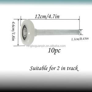 Maßgefertigte Farbige Standard-Geräuscharme Garagentor-Schiebetürrollen Isolierte Lager-Nylonrollen Tür- und Fensterrollen - Product Image 3