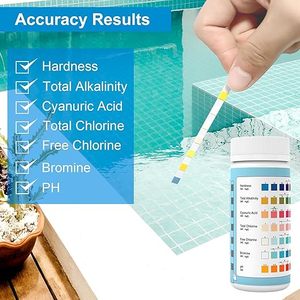 <span class=keywords><strong>Bandelettes</strong></span> de <span class=keywords><strong>test</strong></span> pour <span class=keywords><strong>piscine</strong></span> 7 en 1, testeur d'eau pour <span class=keywords><strong>piscine</strong></span>, spa et jacuzzi - Product Image 6
