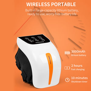 Masajeador de rodilla portátil 4 en 1 mejorado con terapia de luz roja Terapia de masaje con compresa calentada por vibración para aliviar el dolor articular - Product Image 3