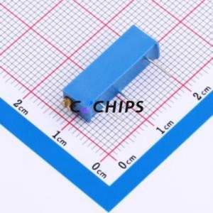 ตัวต้านทาน/โพเทนชิโอมิเตอร์แบบปรับได้สำหรับ3006P-501ผ่านชิ้นส่วนรู (THT)-3P, ตัวต้านทาน6.5x4.9มม. 500Ohm 10% 750mW 250ppm/℃ - Product Image 2