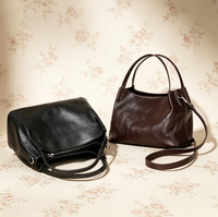 Sac à bandoulière décontracté pour femme, nouvelle collection printemps-été, en cuir véritable, avec fermeture éclair, sangle unique, style urbain et épuré