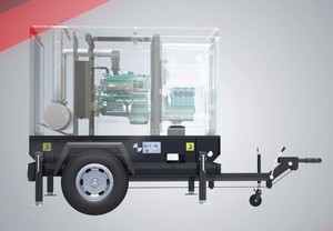 เครื่องกำเนิดไฟฟ้าแบบเงียบ 30kva 30kw 50kw ติดตั้งบนรถพ่วง 100kva 120kw สำหรับขาย AC34 เครื่องกำเนิดไฟฟ้าแบบเงียบ AC34 - Product Image 3