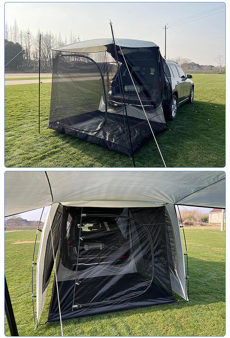 2000MM Oxford Outdoor Car Tent CCC 6kg Waterproofing Camper Trailer Canvas