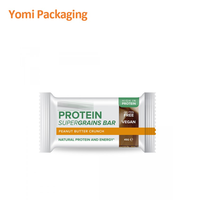 Barre protéinée au chocolat de qualité alimentaire petits sacs d'emballage mini sac de sachet de barre de noix en plastique