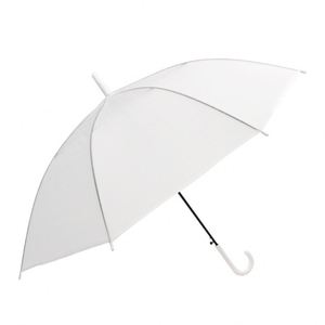 Parapluie de pluie transparent pour femme avec logo personnalisé, coupe-vent, petit MOQ, vente en gros directe usine Chine, modèle XJ451 - Product Image 5