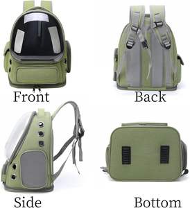 Kişiselleştirilebilir Nefes Alabilen Kedi Küçük Köpek Sırt Çantası Taşıyıcı, Yürüyüş Kamp Açık Hava Seyahati için Kolay Taşıma Çantası - Product Image 3