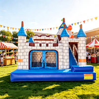 Structure gonflable commerciale avec toboggan, thème parc à dinosaures, château de saut pour enfants, mur d'escalade, souffleur, PVC écologique, capacité 300-500 kg