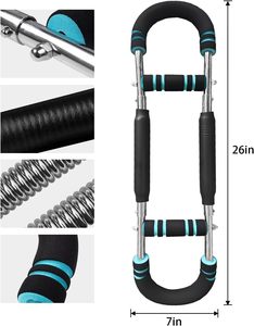 CZFIT Entraîneur multifonctionnel réglable en U pour la maison, extenseur de poitrine, entraîneur d'avant-bras et de poignets pour l'entraînement musculaire des bras - Product Image 1