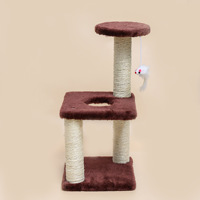 Griffoir pour chat en bois massif à usage quotidien Griffoir pour chaton Adorable grimpeur Adorable griffoir pour chaton intégré